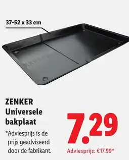 Lidl Zenker universele bakplaat aanbieding