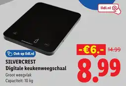 Lidl Silvercrest Digitale keukenweegschaal aanbieding
