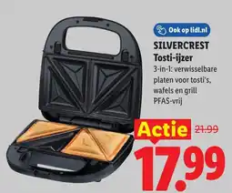 Lidl Silvercrest tosti ijzer aanbieding