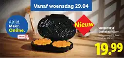Lidl Silvercrest Dubbel wafelijzer aanbieding
