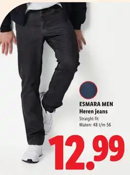 Lidl Esmara men heren jeans aanbieding