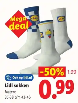 Lidl Lidl sokken aanbieding