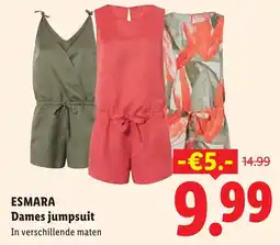 Lidl Esmara dames jumpsuit aanbieding
