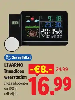 Lidl Livarno Draadloos weerstation aanbieding