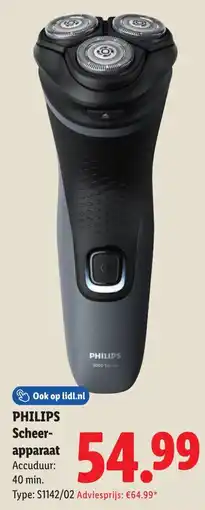 Lidl Philips Scheer apparaat aanbieding