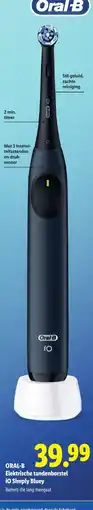 Lidl Oral-B Elektrische tandenborstel iO Simply Bluey aanbieding