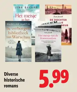 Lidl Diverse historische romans aanbieding