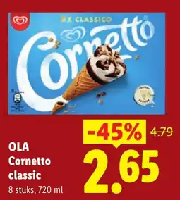 Lidl OLA Cornetto classic aanbieding