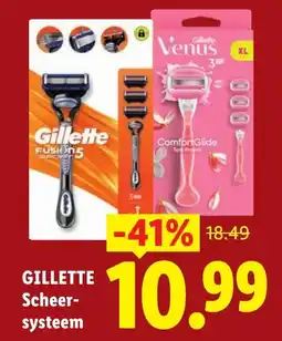 Lidl Gillette scheer systeem aanbieding