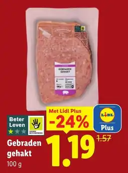 Lidl Gebraden gehakt aanbieding