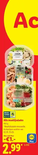 Lidl Alle maaltijsalades aanbieding