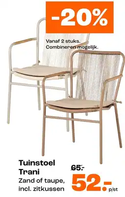 Kwantum Tuinstoel Trani aanbieding