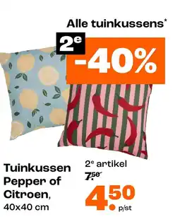 Kwantum Tuinkussen Pepper of Citroen aanbieding