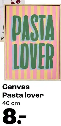 Kwantum Canvas Pasta lover aanbieding