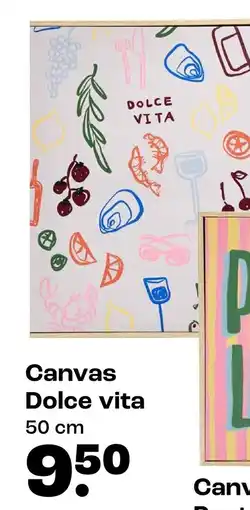 Kwantum Canvas Dolce vita aanbieding