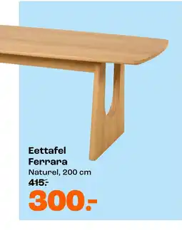 Kwantum Eettafel Ferrara aanbieding