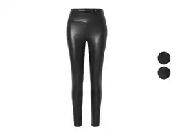 Lidl esmara Dames legging in lederlook aanbieding
