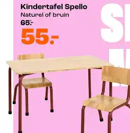 Kwantum Kindertafel Spello aanbieding