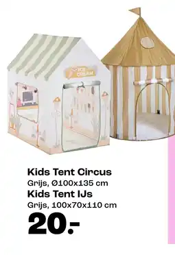 Kwantum Kids Tent Circus, Kids Tent IJs aanbieding