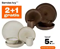 Kwantum Servies Ivy aanbieding