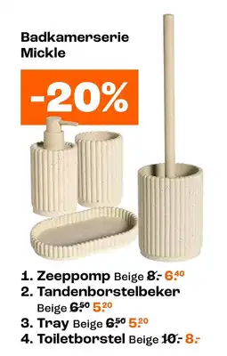 Kwantum Badkamerserie Mickle aanbieding