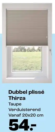 Kwantum Dubbel plissé Thirza aanbieding