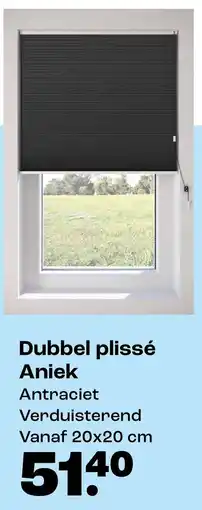 Kwantum Dubbel plissé Aniek aanbieding