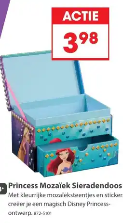 Top1Toys Princess Mozaïek Sieradendoos aanbieding