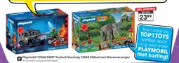 Top1Toys Playmobil 72066 SWAT Tactisch Voertuig 72068 Olifant met Dierenverzorger aanbieding
