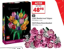 Top1Toys Boeket met Tulpen 10374 Roze Rozenboeket aanbieding