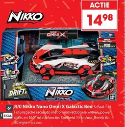 Top1Toys R/C Nikko Nano Omni X Galactic Red aanbieding