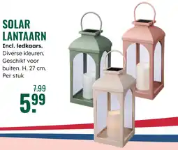 GroenRijk Solar lantaarn aanbieding