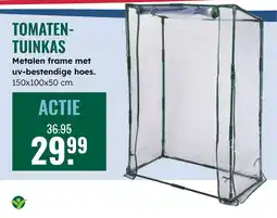 GroenRijk Tomaten tuinkas Metalen frame met uv-bestendige hoes aanbieding