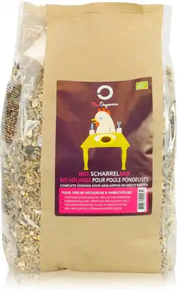 Intratuin Via Organica kippenvoer Bio Scharrelmix 4 kg aanbieding