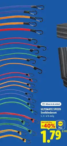 Lidl Ultimate Speed Snelbinderset aanbieding
