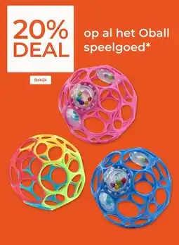 Prenatal op al het Oball speelgoed aanbieding