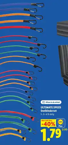 Lidl Ultimate speed snelbinderset aanbieding