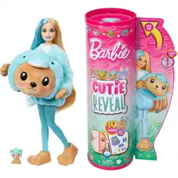 Bol.com Barbie Cutie Reveal Pop - Barbiepop - Teddybeer Dolfijn aanbieding