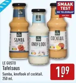 ALDI Le Gusto Tafelsaus aanbieding
