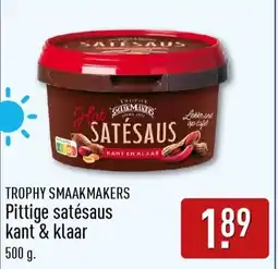 ALDI Trophy Smaakmakers Pittige satésaus kant & klaar aanbieding