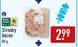 ALDI Streaky bacon aanbieding