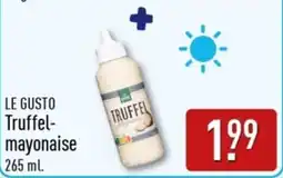 ALDI Le Gusto Truffel Mayonaise aanbieding