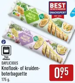 ALDI Daylicious Knoflook of Kruidenboterbaguette aanbieding