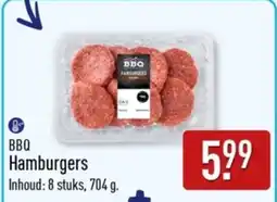 ALDI BBQ Hamburgers aanbieding