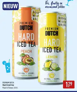 ALDI Premium Dutch Hard Iced Tea aanbieding