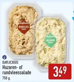 ALDI Daylicious Huzaren of Rundvleessalade aanbieding