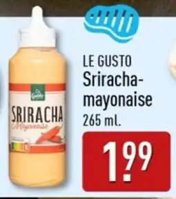 ALDI Le Gusto Srirachamayonaise aanbieding