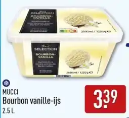 ALDI Mucci Bourbon Vanille Ijs aanbieding