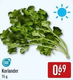 ALDI Koriander aanbieding