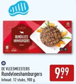 ALDI De Vleesmeesters Rundvleeshamburgers aanbieding
